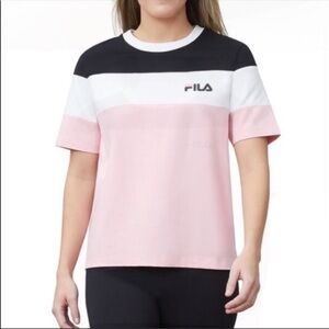 FILA Colorblock Tee Size Medium